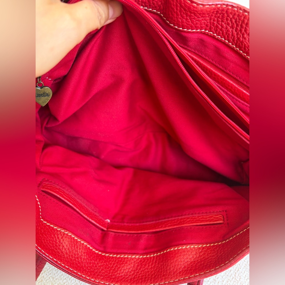 Luella Red Leather Tote Bag - Picture 9 of 9